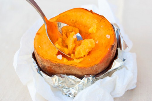 Patate dolci al forno