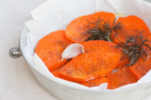 Zucca arrosto al rosmarino