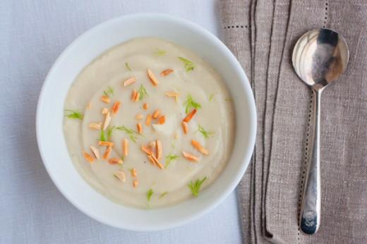Zuppa di finocchi e cavolfiore