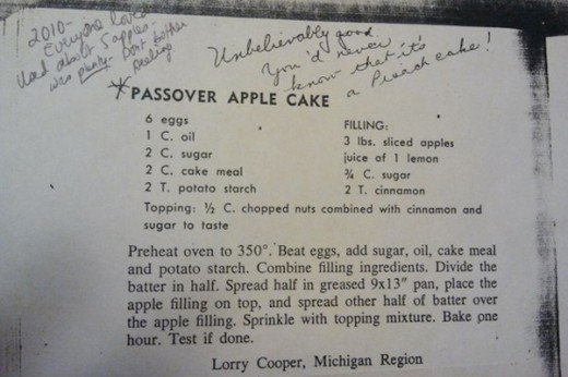 Torta di mele e cannella per Pesach